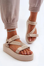 Women Strappy Platform Resort Sandals