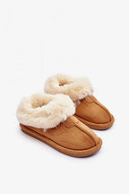 Women Suede Insulated House Slippers