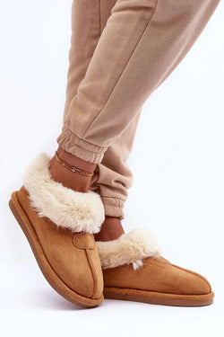 Women Suede Insulated House Slippers - Guocali