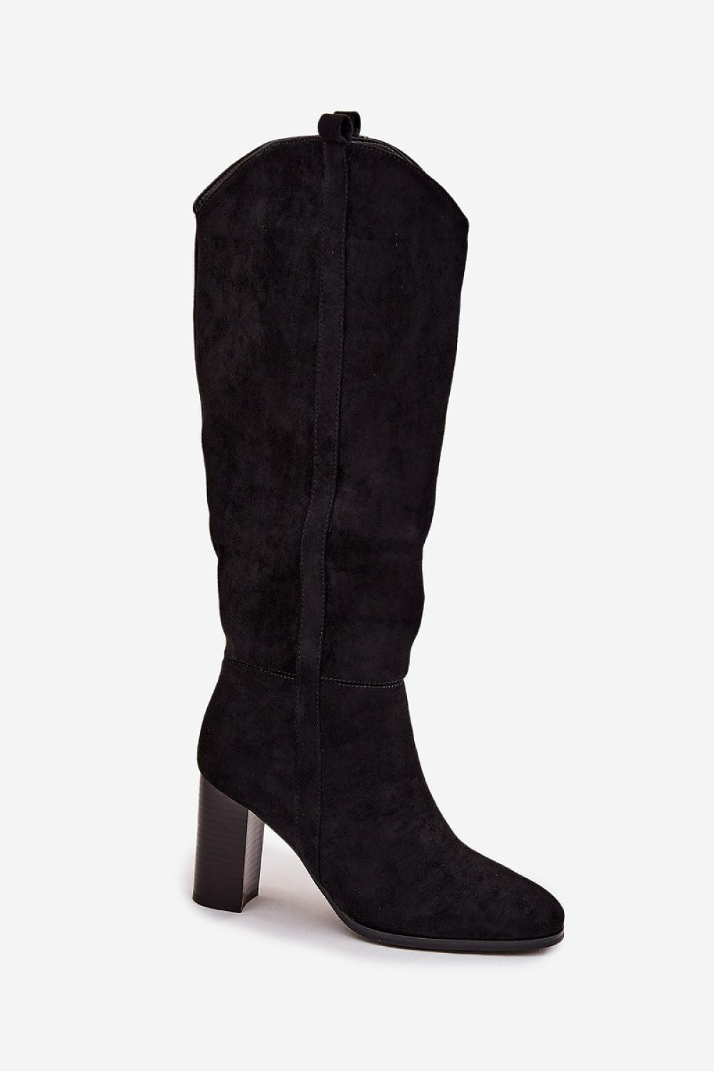Women Thigh High Boots - High Block Shoes