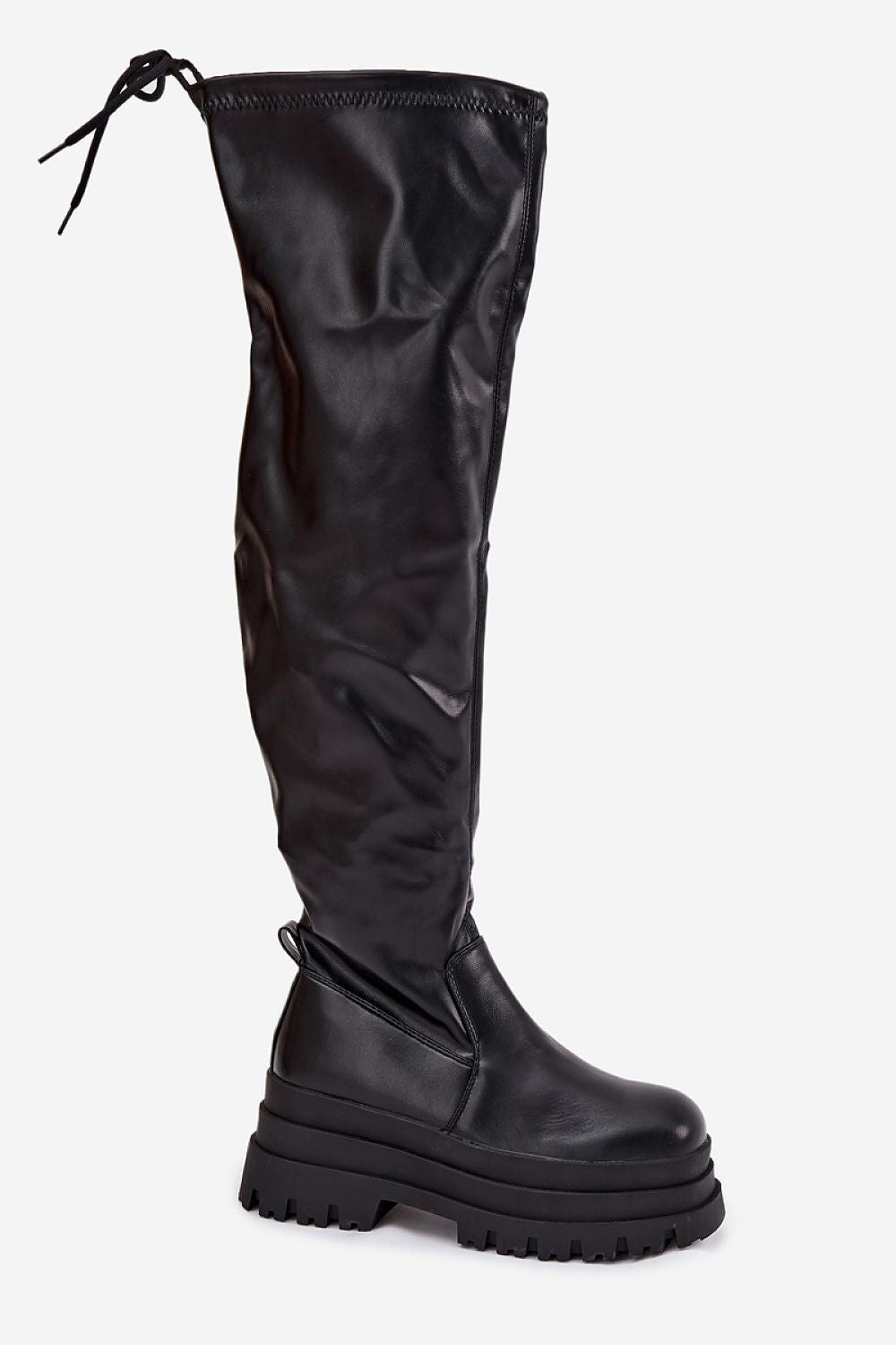 Women Thigh High Boots - High Platform Shoes