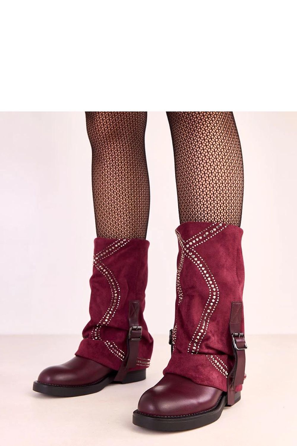 Women Thigh High Boots - Low Block Shoes