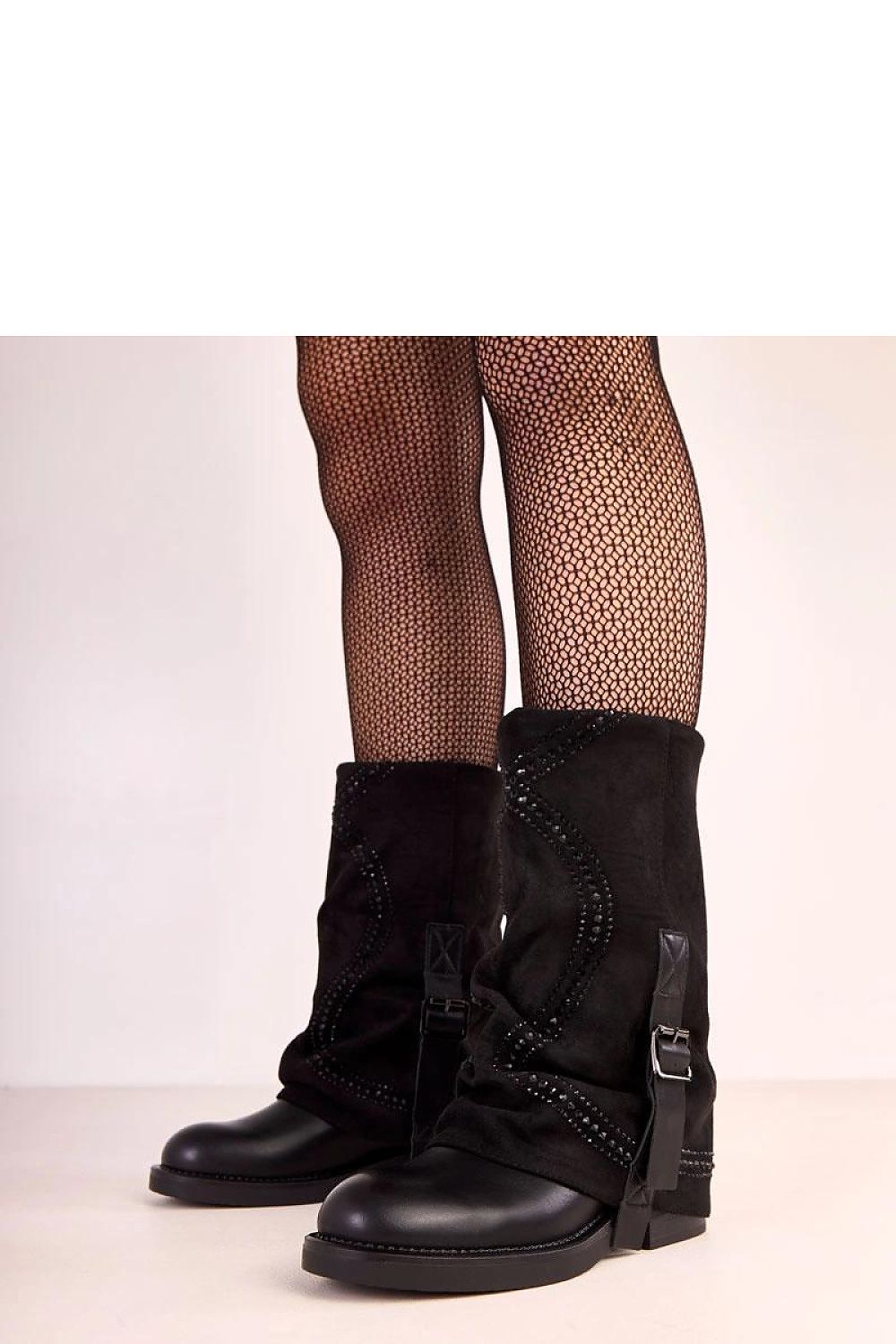 Women Thigh High Boots - Low Block Shoes