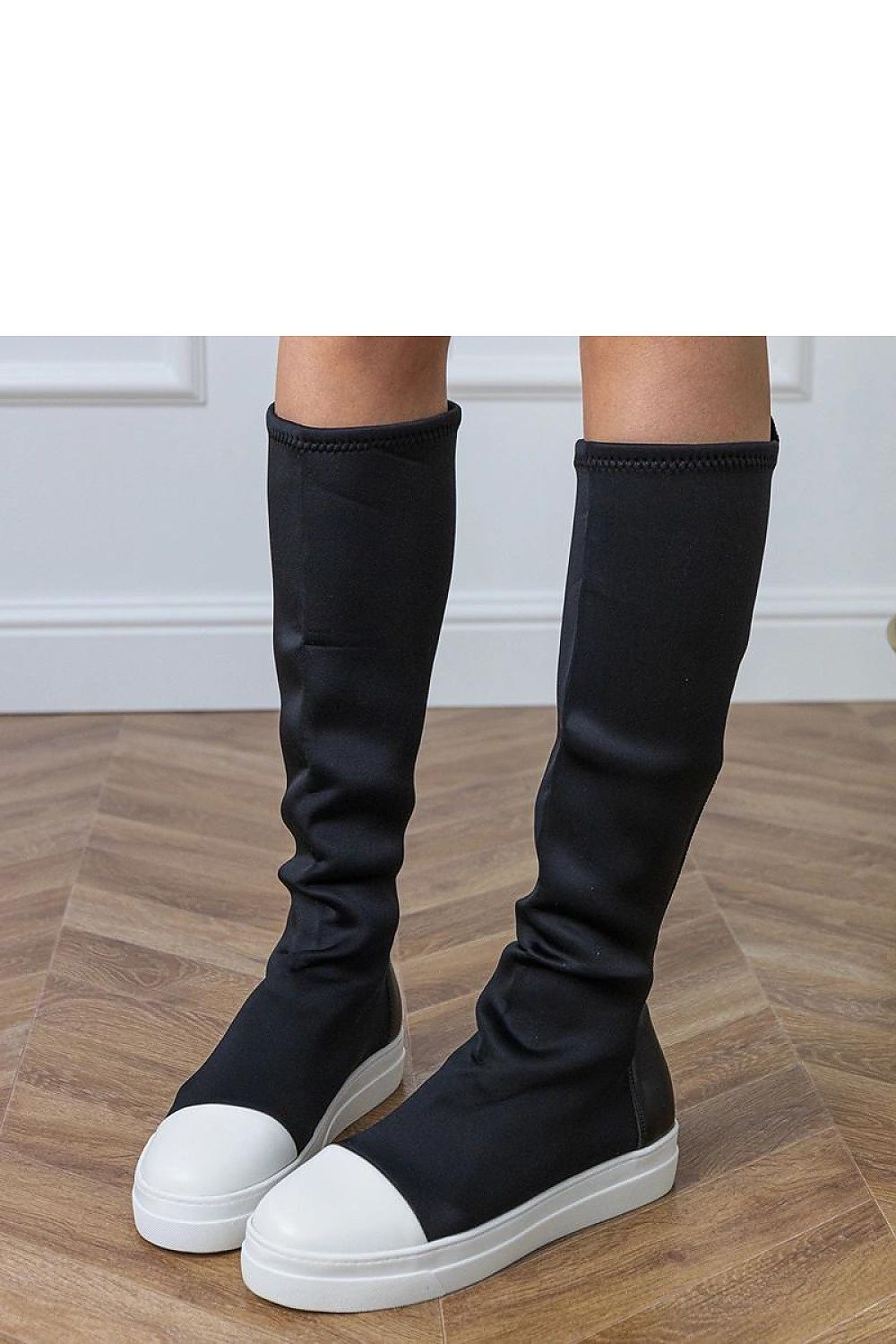 Women Thigh High Boots - Low Platform Shoes