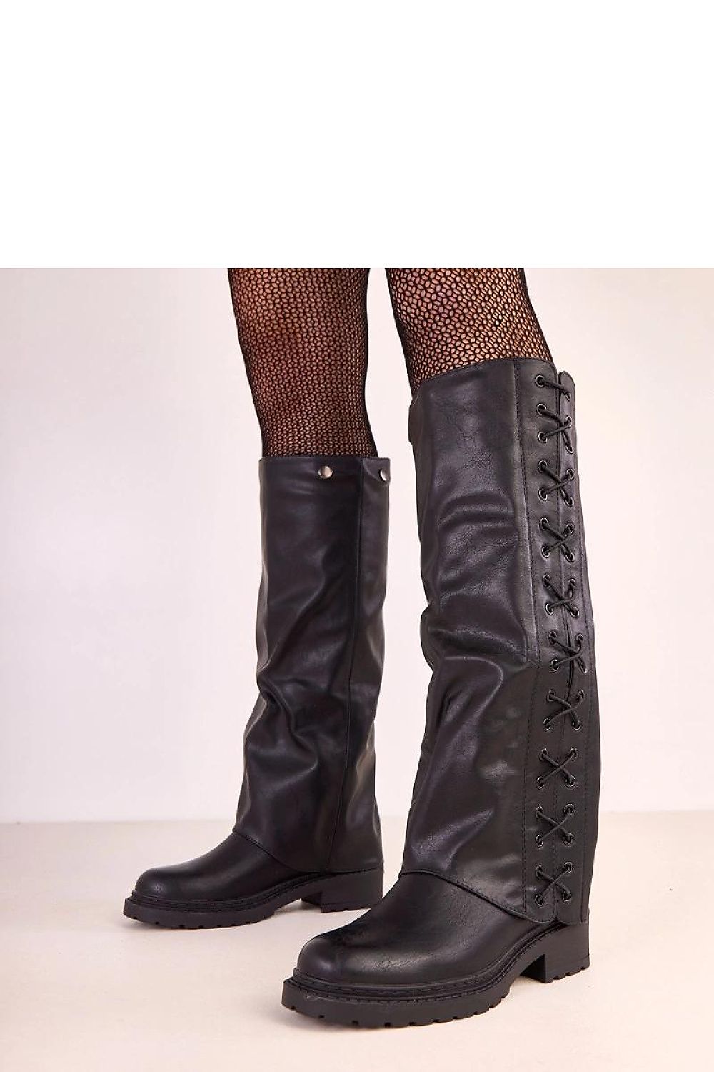 Women Thigh High Boots - Mid Block Shoes