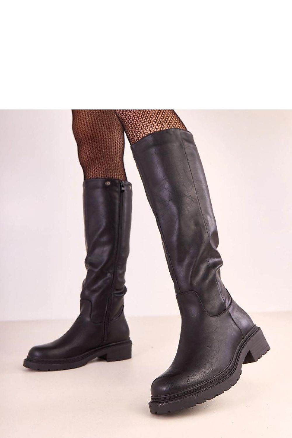 Women Thigh High Boots - Mid Block Shoes