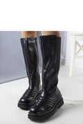 Women Thigh High Boots - Mid Block Shoes