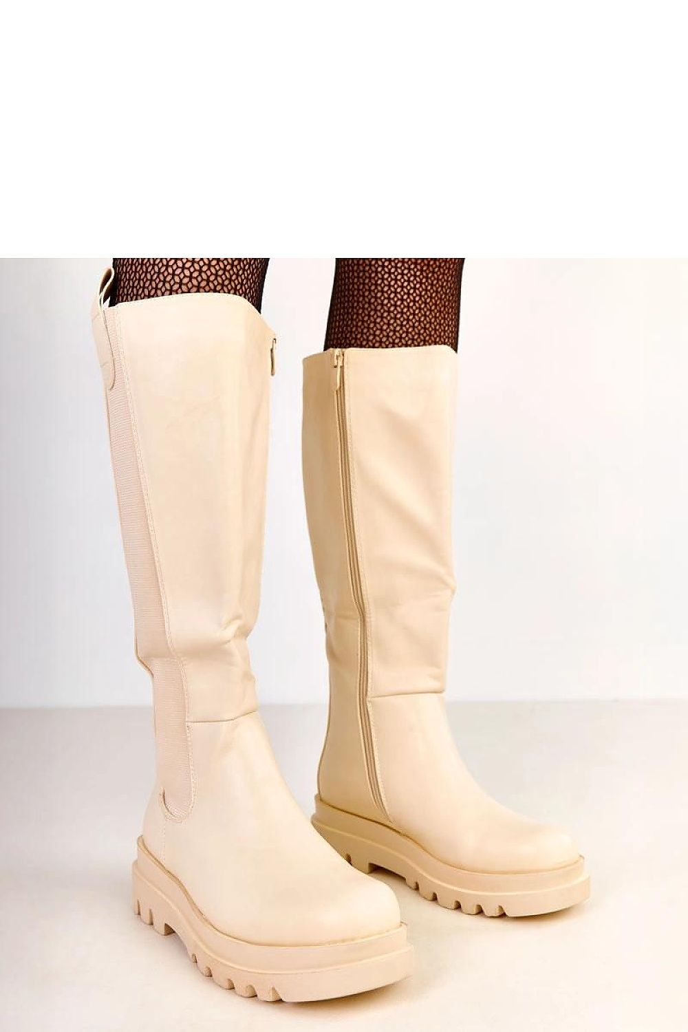 Women Thigh High Boots - Mid Block Shoes