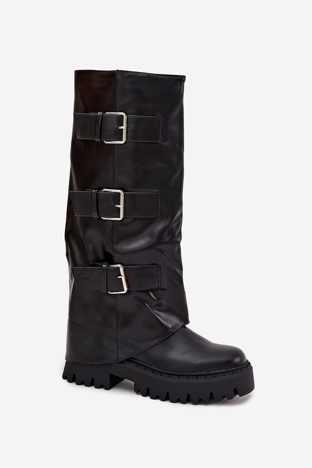 Women Thigh High Boots - Mid Platform Shoes