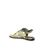 Women Xti Animal Print Buckle Flip Flop Sandals