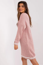 Women's Above Knee Day Dress – Oversized With Long Sleeves