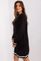 Women's Above Knee Day Dress – Oversized With Long Sleeves