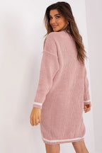 Women's Above Knee Day Dress – Oversized With Long Sleeves