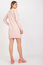Women's Above Knee Day Dress – Regular Fit With Long Sleeves