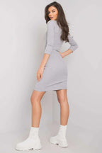 Women's Above Knee Day Dress – Slim With Three Quarter Sleeves