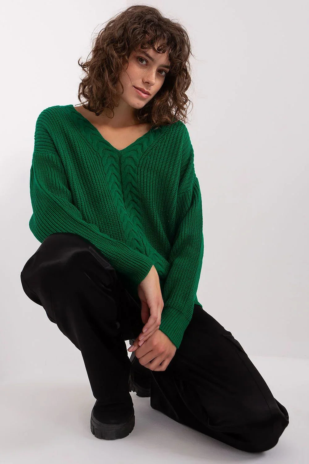 Women's All Season V Neck Pullover Sweater
