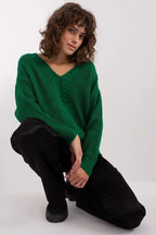 Women's All Season V Neck Pullover Sweater