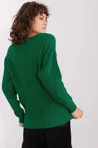 Women's All Season V Neck Pullover Sweater