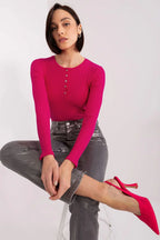 Women's Button-Down Casual Blouse - Striped Waist Length