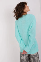 Women's Cable Knit V Neck Pullover Sweater