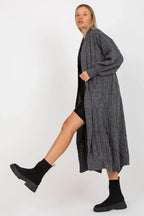 Women's Cable Longline Cardigan Sweater