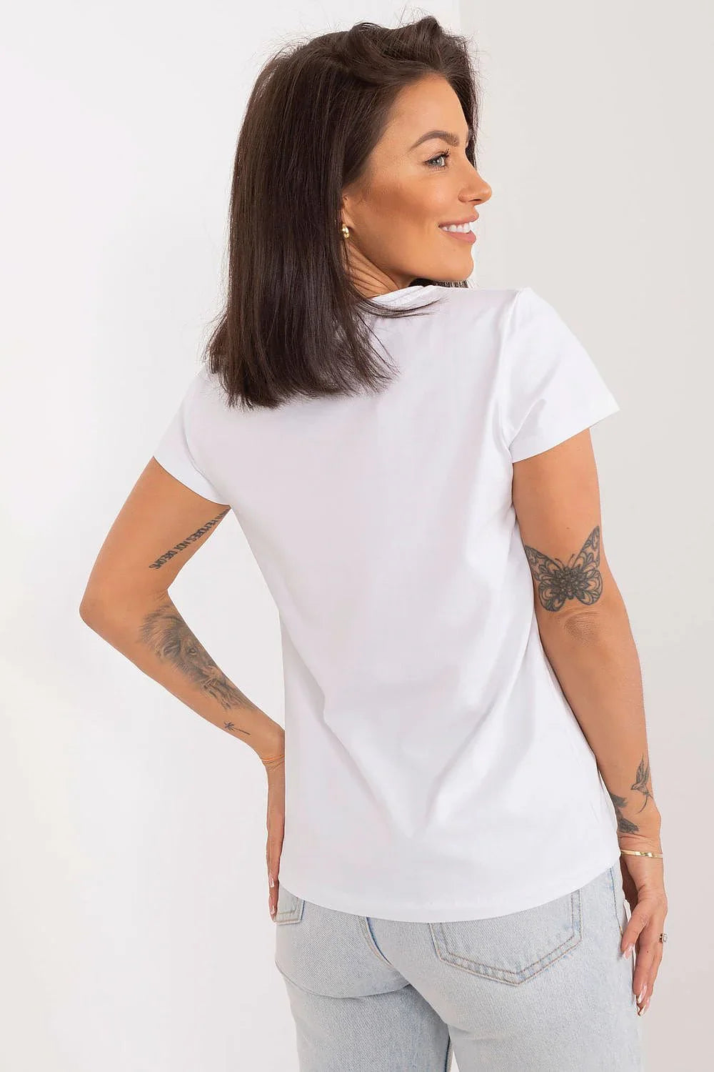 Women's Casual Blouse - Embroidered Waist Length