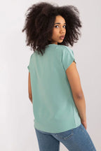 Women's Casual Blouse - Solid Hip Length