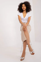 Women's Casual Blouse - Solid Hip Length