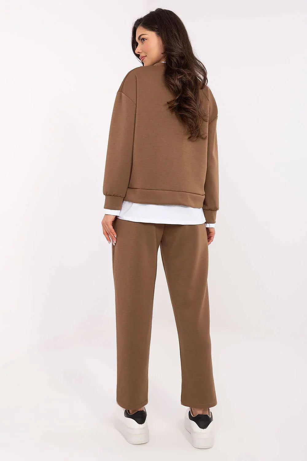 Women’s Chic Sweatshirt and Straight Leg Pants Set
