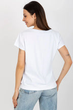 Women's Cotton Blouse - Floral Hip Length