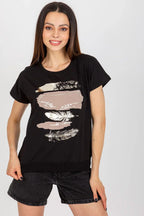 Women's Cotton Blouse - Logo Waist Length