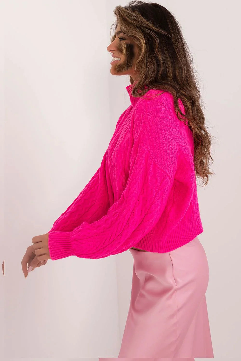 Women's Cozy Textured Turtleneck Pullover Sweater