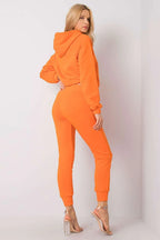 Women’s Cropped Hoodie and Tapered Pants Set