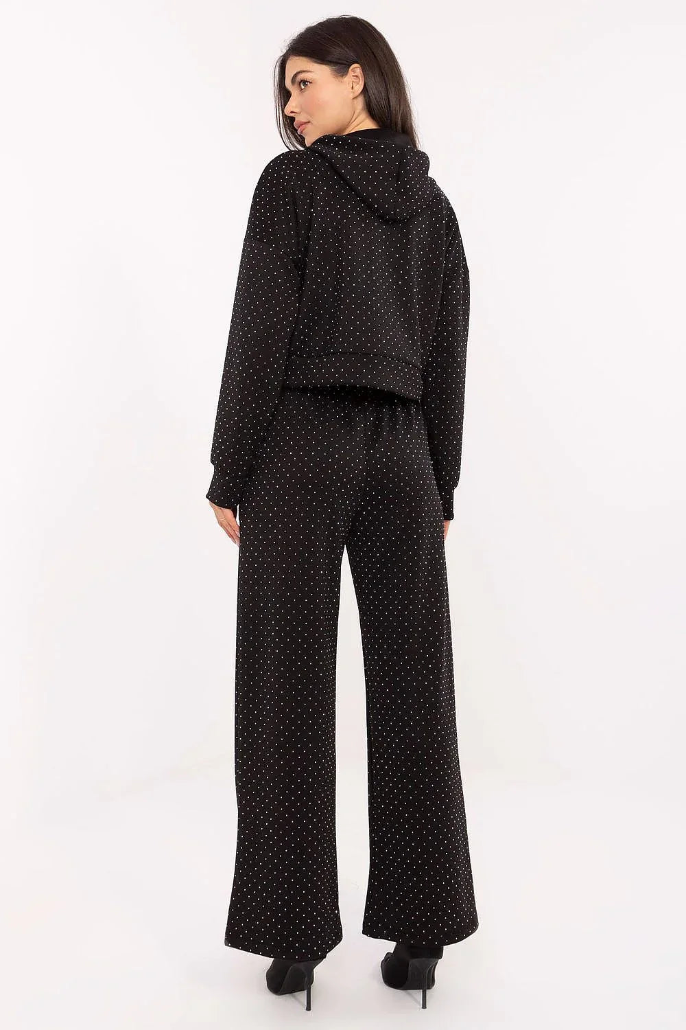 Women’s Elegant Hoodie and Wide Leg Pants Set