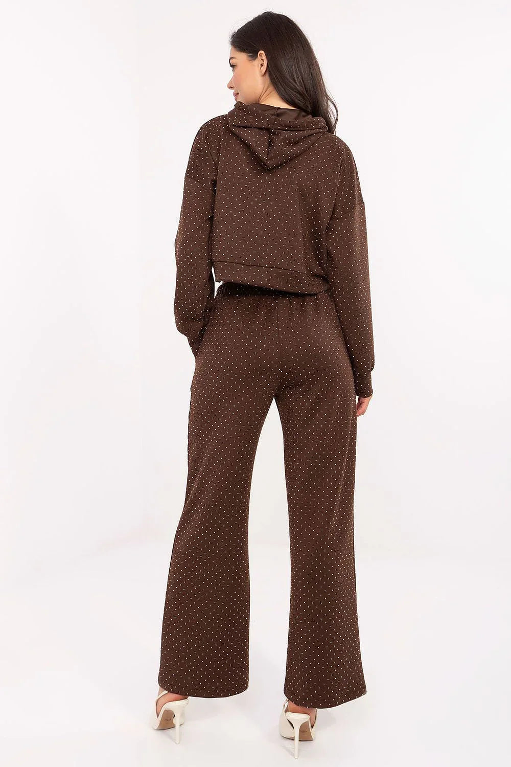 Women’s Elegant Hoodie and Wide Leg Pants Set