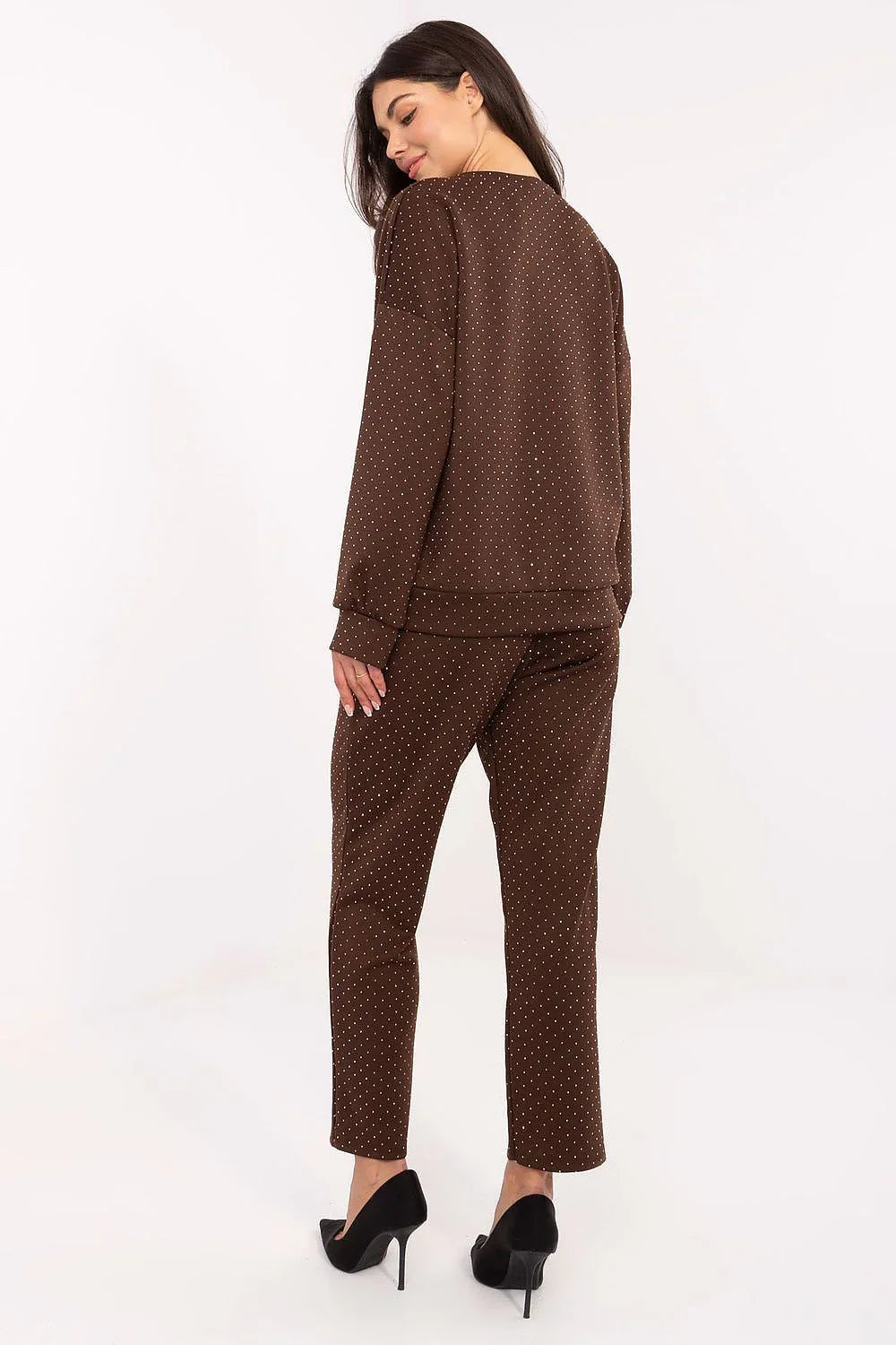 Women’s Elegant Sweatshirt and Straight Leg Pants Set
