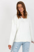 Women's Essential Solid V-Neck Pullover Sweater