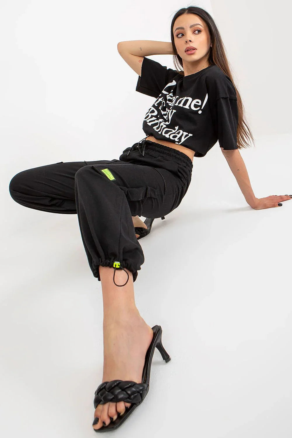 Women’s Graphic T-Shirt and Pants Tracksuit Set