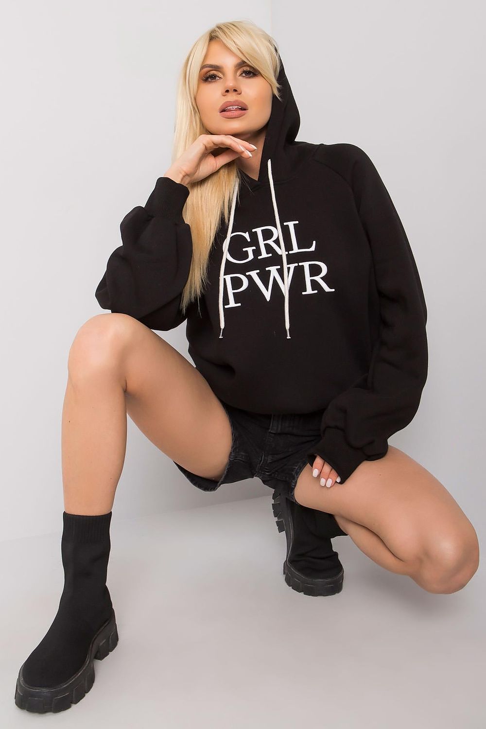Women's Hoodie - Hooded With Oversized Fit
