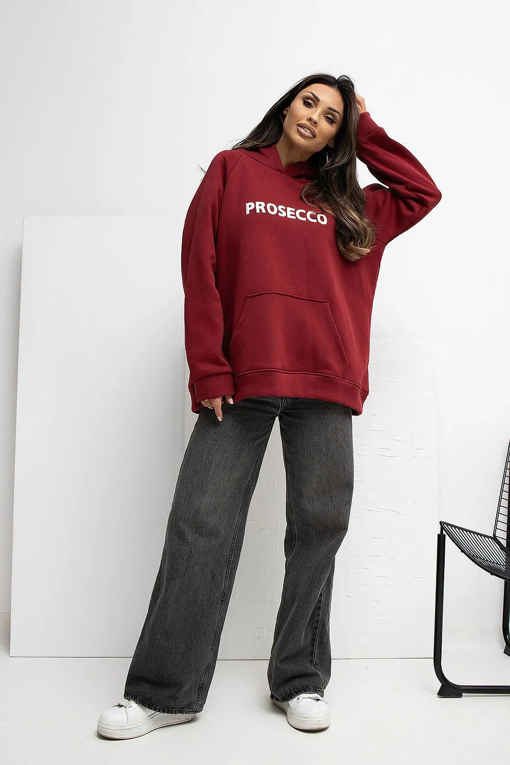 Women's Hoodie - Hooded With Oversized Fit