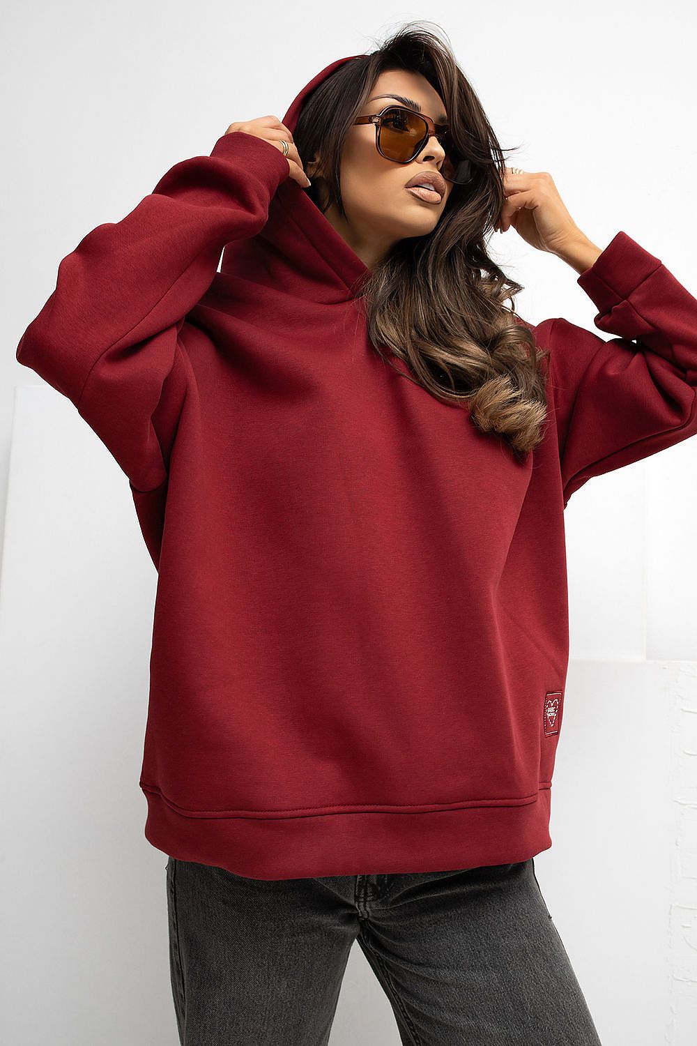 Women's Hoodie - Hooded With Oversized Fit