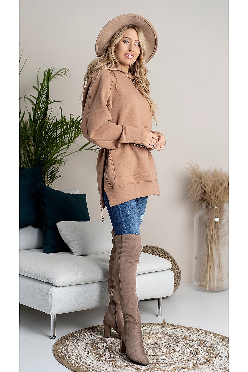 Women's Hoodie - Hooded With Oversized Fit