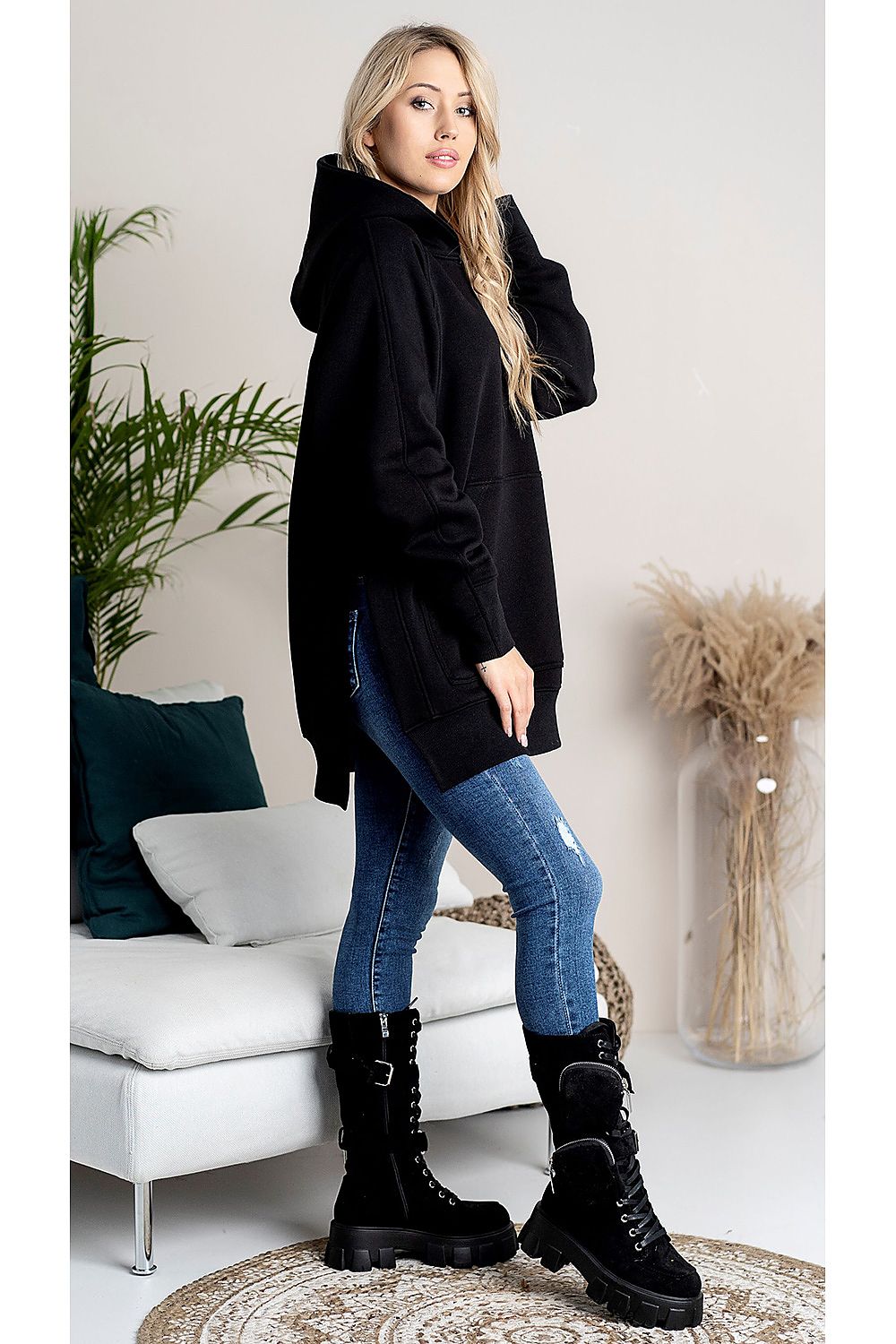 Women's Hoodie - Hooded With Oversized Fit