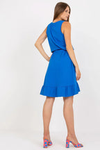 Women's Knee-Length Day Dress - Regular Fit With Sleeveless