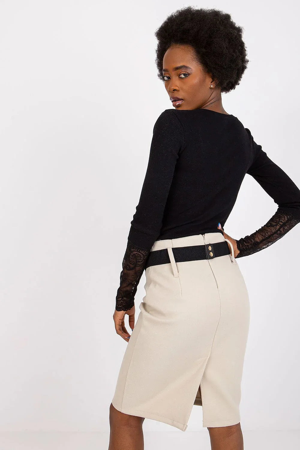 Women's Lace Blouse - Lace Waist Length