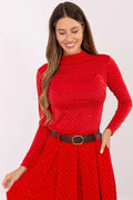 Women's Long Sleeve Blouse - Sequin Waist Length