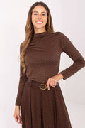 Women's Long Sleeve Blouse - Sequin Waist Length