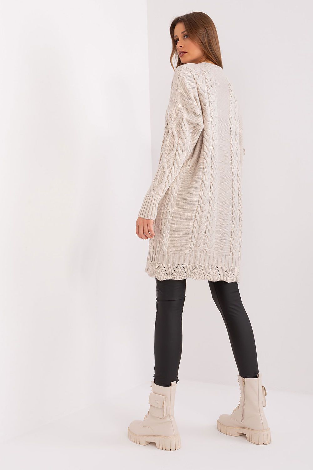 Women's Midi Day Dress – Relaxed With Long Sleeves