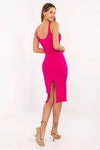 Women's Midi Day Dress – Slim With Sleeveless