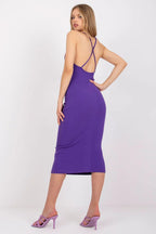 Women's Midi Day Dress – Slim With Sleeveless